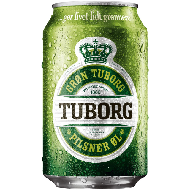 TUBORG GREEN LABEL 6X0.33L CAN