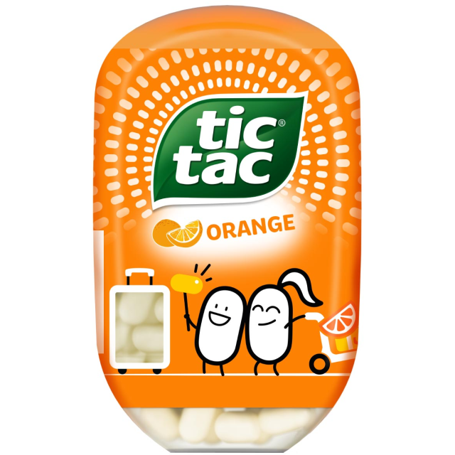 Tic Tac Bottle Orange 200Pcs 98G