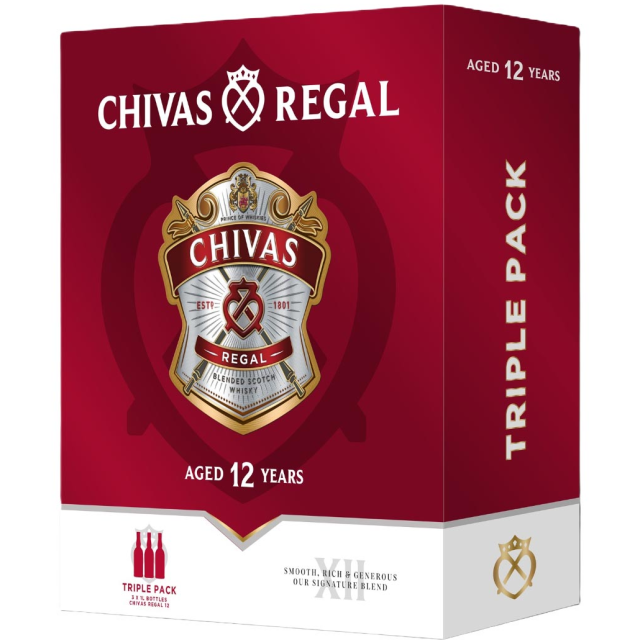 Chivas Regal 12YO 40% 3x1L