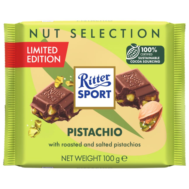 RITTER SPORT MILK PISTACIO 100G