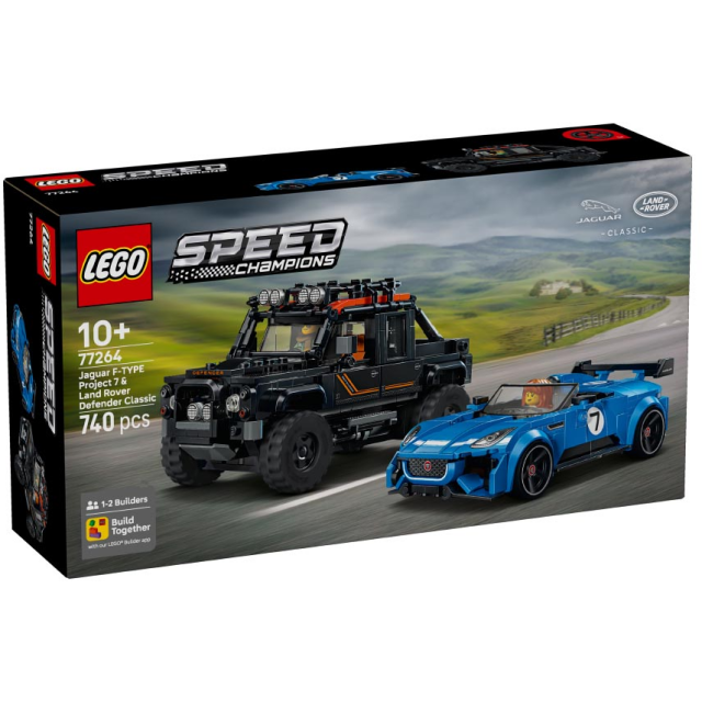 LEGO Speed Champions Jaguar & Land Rover 77264