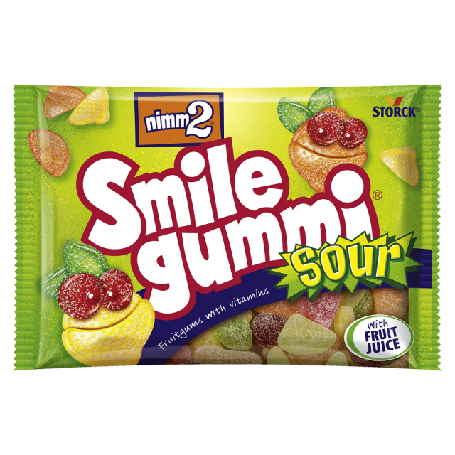 NIMM2 SMILEGUMMI SOUR 100G