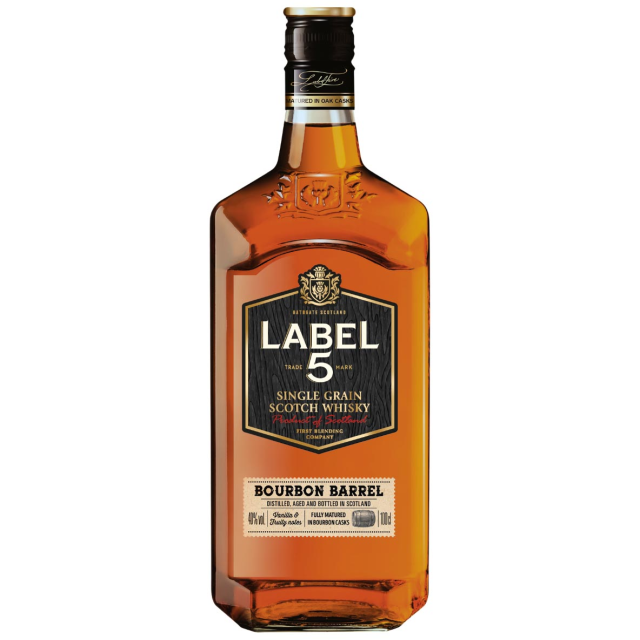 Label 5 Single Grain 40% 1L