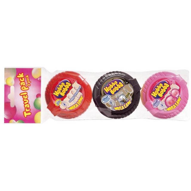 Wrigley Hubba Bubba Tape 3Pack 168G