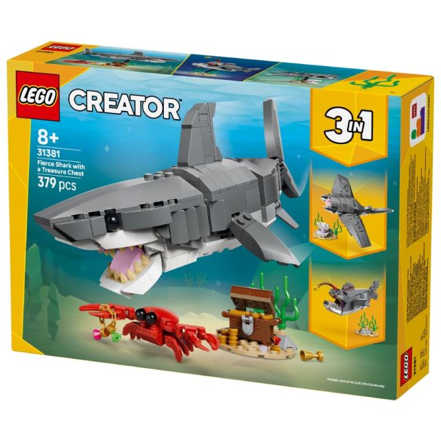 LEGO Creator Fierce Shark W.Treasure Chest 31381