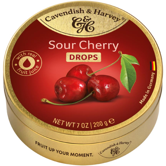 C&H CHERRY DROPS 200G