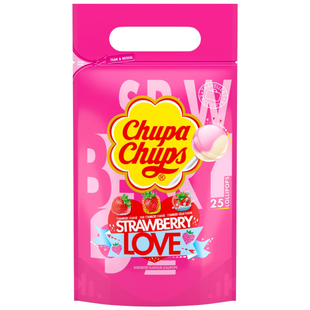Chupa Chups Strawberry Love 300g