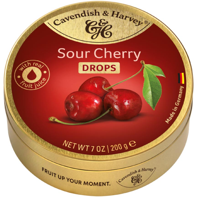 C&H CHERRY DROPS 200G