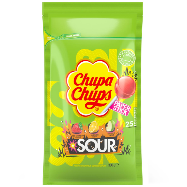 CHUPA CHUPS SOUR POUCH 300G