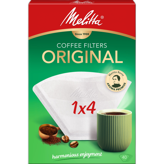 MELITTA FILTERTÜTEN WHITE EU 6771668 PA 1x4 /40