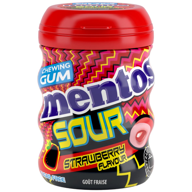 Mentos Sour Strawb. 68g