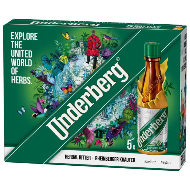 Underberg 44% 5x0,02L