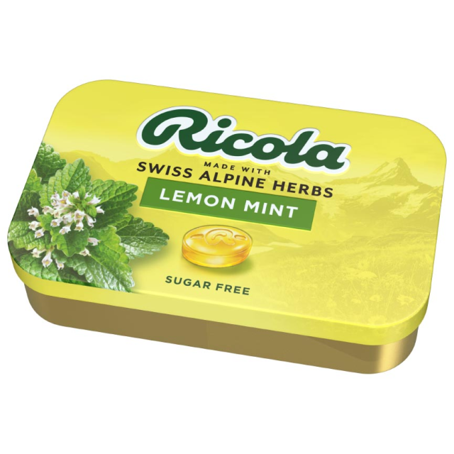 Ricola Lemon Mints Free 75G