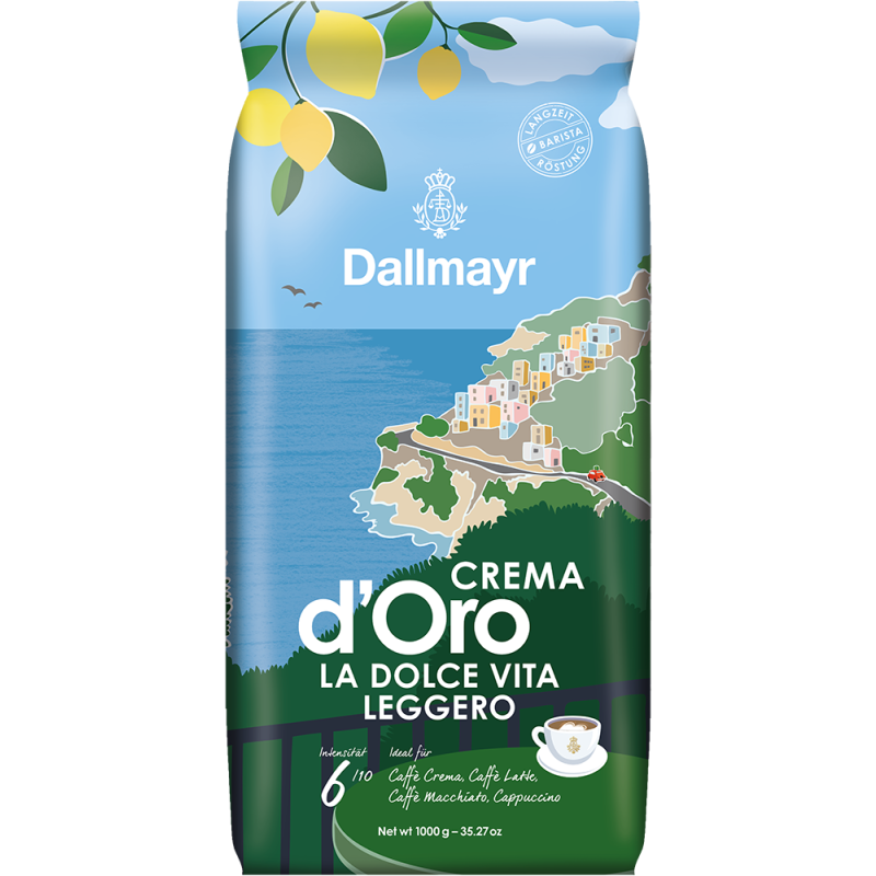 Dallmayr D'Oro La Dolce Vita Leggero 1000g Bohne