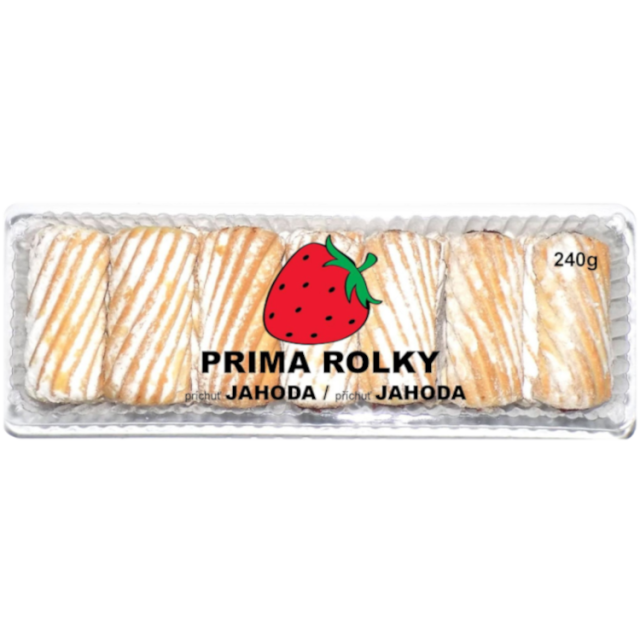 Prima Rolky Jahoda 240g