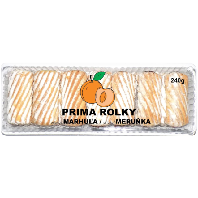 Prima Rolky Meruňka 240g