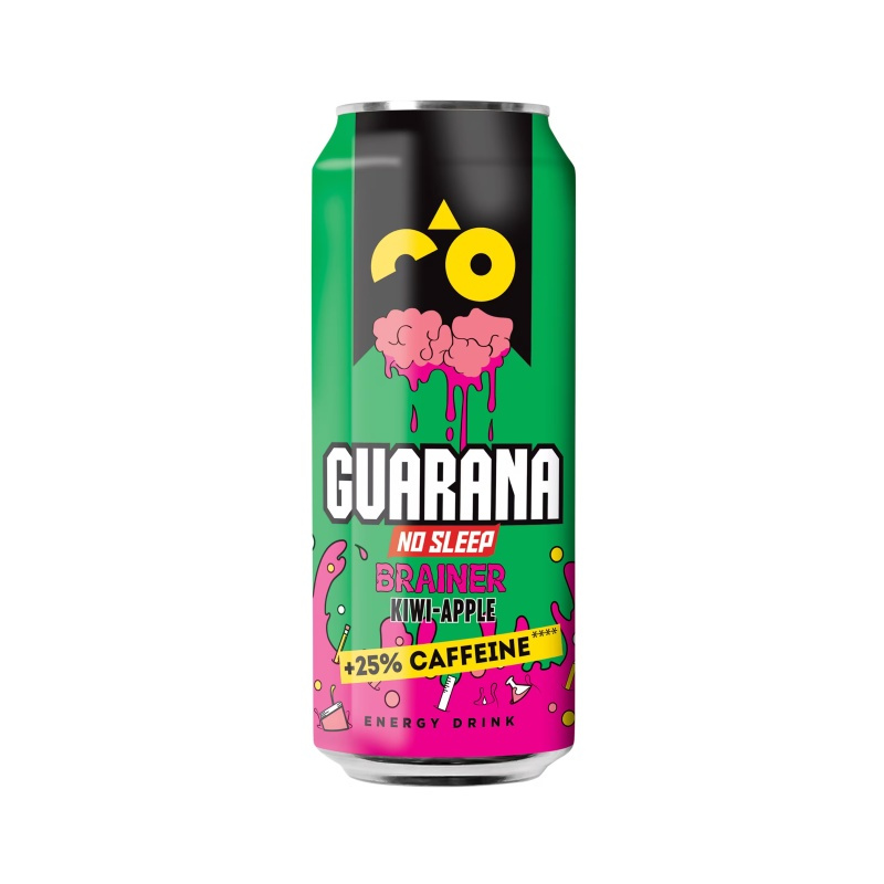 GUARANA BRAINER KIWI-APPLE 0,5L