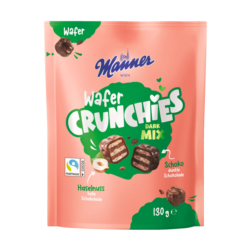 Manner Wafer Crunch.Dark 130g