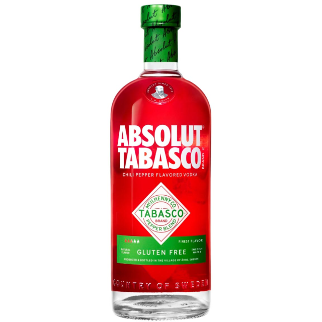 Absolut Tabasco Vodka 38% 1L