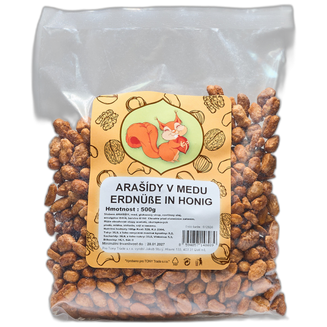 Erdnüsse in Honig 500g
