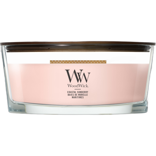 Woodwick Coastal Sunberry Vonná svíčka 453,6g