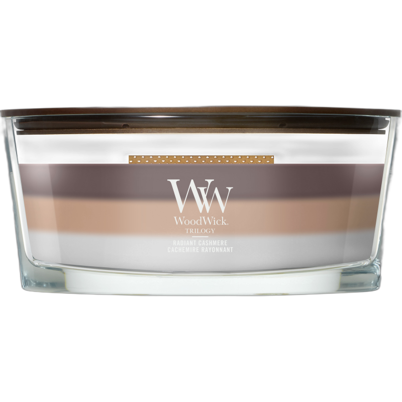 Woodwick Trilogy Radiant Cashmere Duftkerze 453,6g