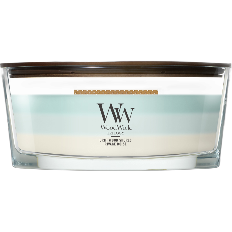 Woodwick Trilogy Driftwood Shores Duftkerze 453,6g