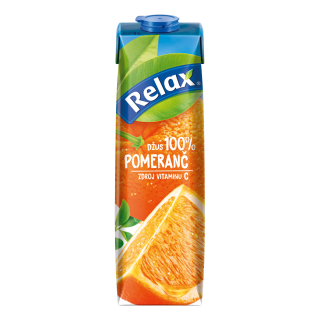 RELAX 100% POMERANČ 1L TS