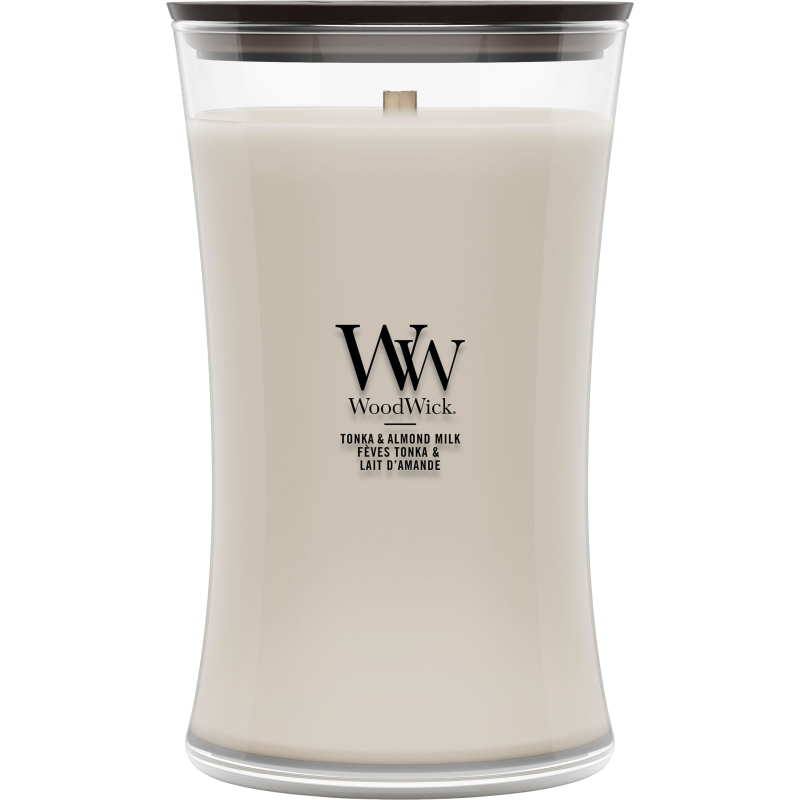 Woodwick Tonka&Almond Milk Duftkerze 609g