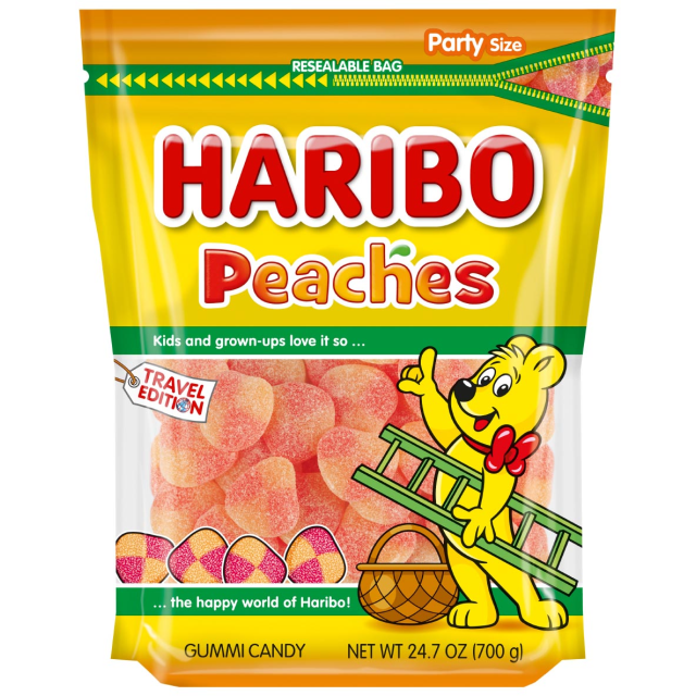 HARIBO PEACHES POUCH 700G