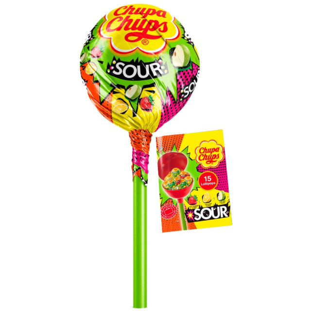 Chupa Chups Mega Sour 180g