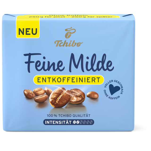 Tchibo Feine Milde Entkoffeiniert 500g Gemahlen