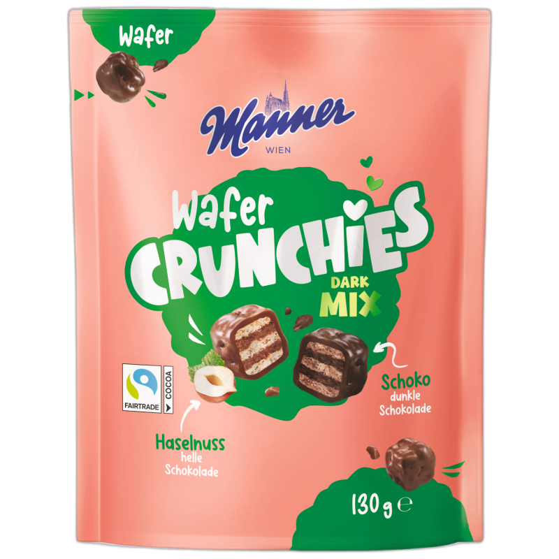 Manner Wafer Crunch.Dark 130g