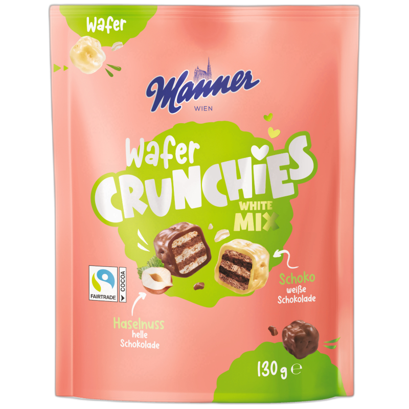 Manner Wafer Crunch.White 130g