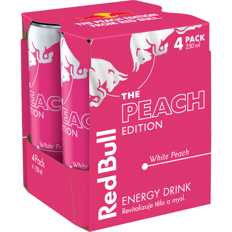 Red Bull Peach 4x250ML
