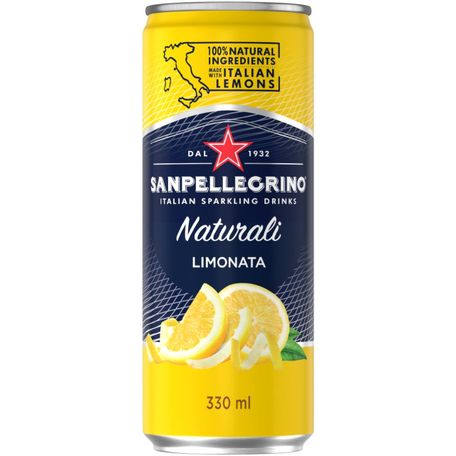 SANPELLEGRINO LEMON 0.33L CAN