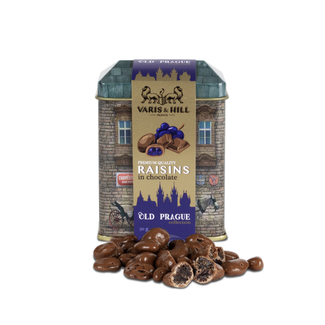 OLD PRAGUE RAISIN.IN CHOCO 50G