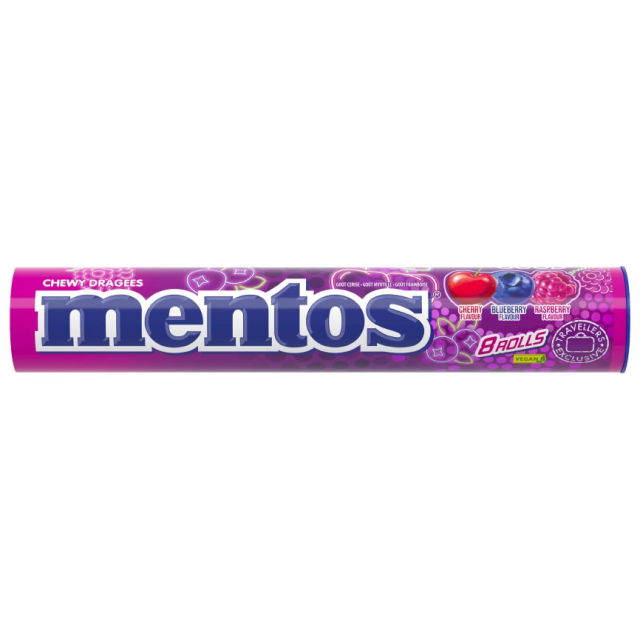 MENTOS BERRY 8X37G