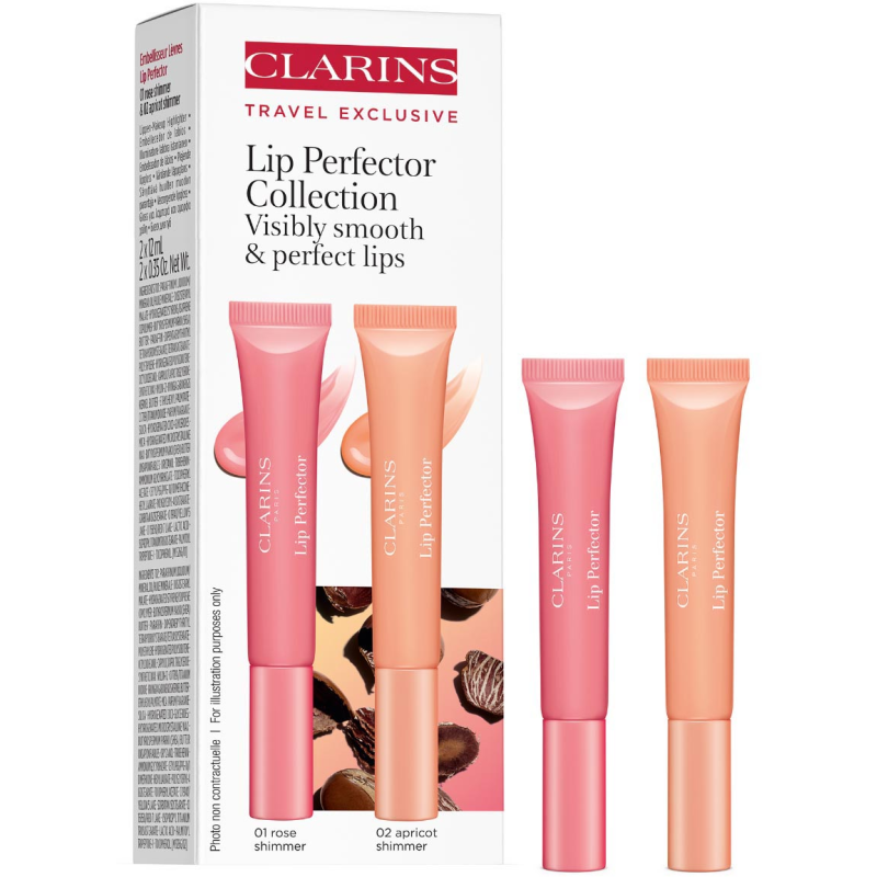 Clarins Natural Lip Perfector Lipstick Set 1St.