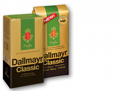 Dallmayr Classic - Gemahlen / ganze Bohnen, je 500g