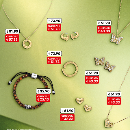 30 % auf Fossil & Calvin Klein Schmuck