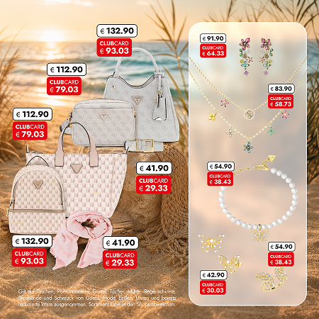 -30 % auf GUESS-Accessoires