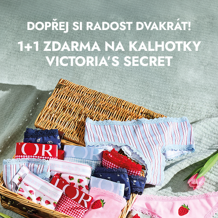 1+1 zdarma na kalhotky Victoria’s Secret
